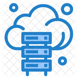 Cloud Server  Icon