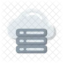 Cloud Server Work Online Icon