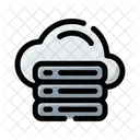 Cloud Server Work Online Icon