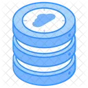 Cloud Server Cloud Database Cloud Storage Icon