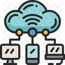 Cloud Server Hosting Isp Icon