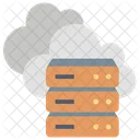 Cloud Server Cloud Storage Cloud Database Icon