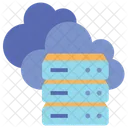 Cloud Server Cloud Storage Cloud Database Icon