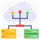 Cloud Server Cloud Datenbank Cloud DB Symbol