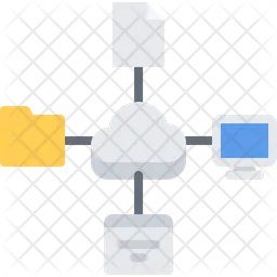 Cloud Server  Icon