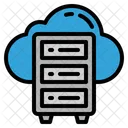Cloud Server Cloud Database Cloud Data Storage Icon