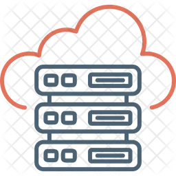 Cloud Server  Icon