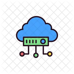 Cloud Server  Icon