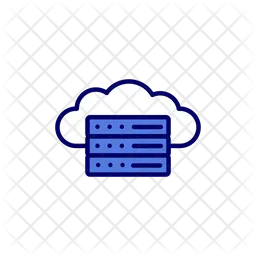 Cloud Server  Icon