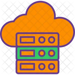 Cloud Server  Icon