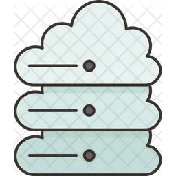 Cloud Server  Icon