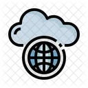 Cloud Server Hosting Cloud Service Icon