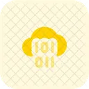 Cloud-Server-Binärdatei  Symbol