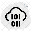 Cloud Server Binnary  Icon