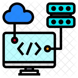 Cloud-Server-Codierung  Symbol