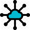 Cloud Server Connection  Icon