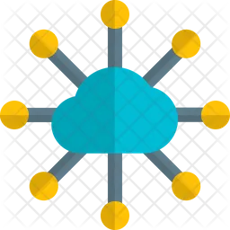 Cloud Server Connection  Icon