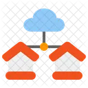 Cloud Server Connection  Icon