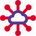 Cloud Server Connection  Icon