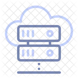 Cloud Server Database  Icon