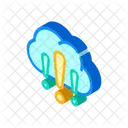 Cloud Server Error  Icon