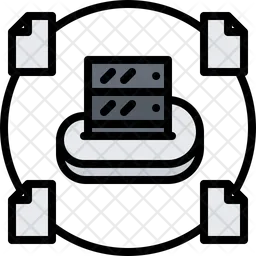 Cloud Server File  Icon