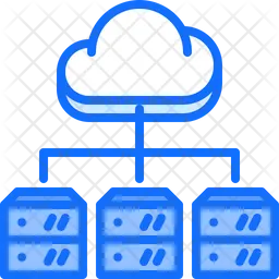 Cloud Server File  Icon