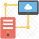 Cloud Server Hosting  Icon
