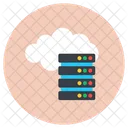 Cloud Server Hosting Cloud Data Rack Cloud Dataserver Icon