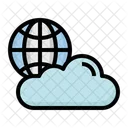 Cloud Server Big Data Cloud Service Icon