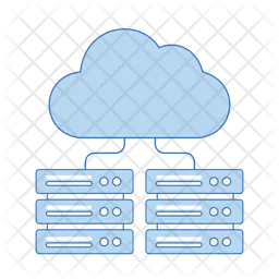 Cloud Server  Icon