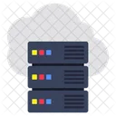 Cloud Server Dataserver Database Icon