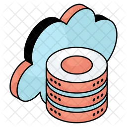 Cloud Server  Icon