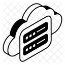 Cloud Server Data Icon