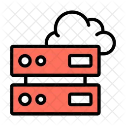 Cloud Server  Icon