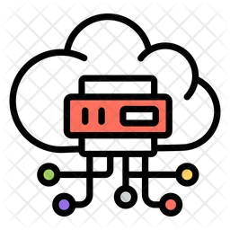 Cloud Server  Icon
