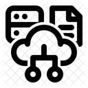 Cloud Server  Symbol