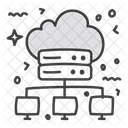 Cloud Server  Icon