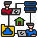Cloud Server  Icon