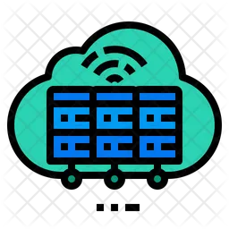 Cloud Server  Icon