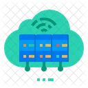 Server Data Cloud Icon