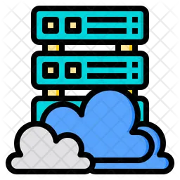 Cloud Server  Icon