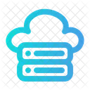 Cloud Server Cloud Hosting Database Icon