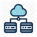 Cloud Server Big Data Cloud Database Icône