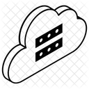 Cloud Server  Icon