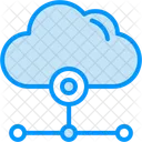 Cloud Server Business Seo Icon