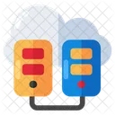 Cloud Server Dataserver Database Icon