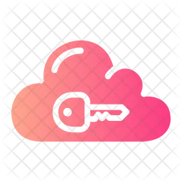 Cloud Server Key  Icon