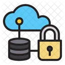 Cloud Server Lock  Icon