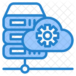 Cloud Server Maintenance  Icon